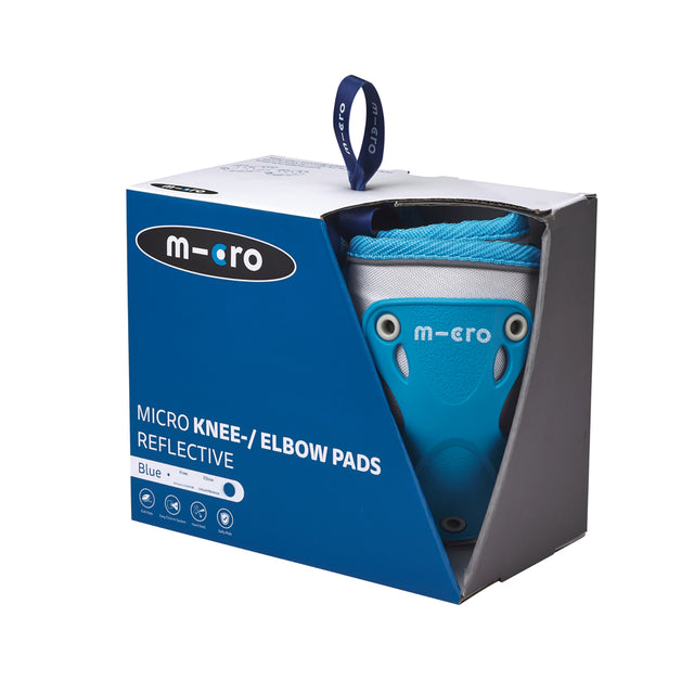 Micro - Knæ- og Albuebeskyttere - Reflective Blue
