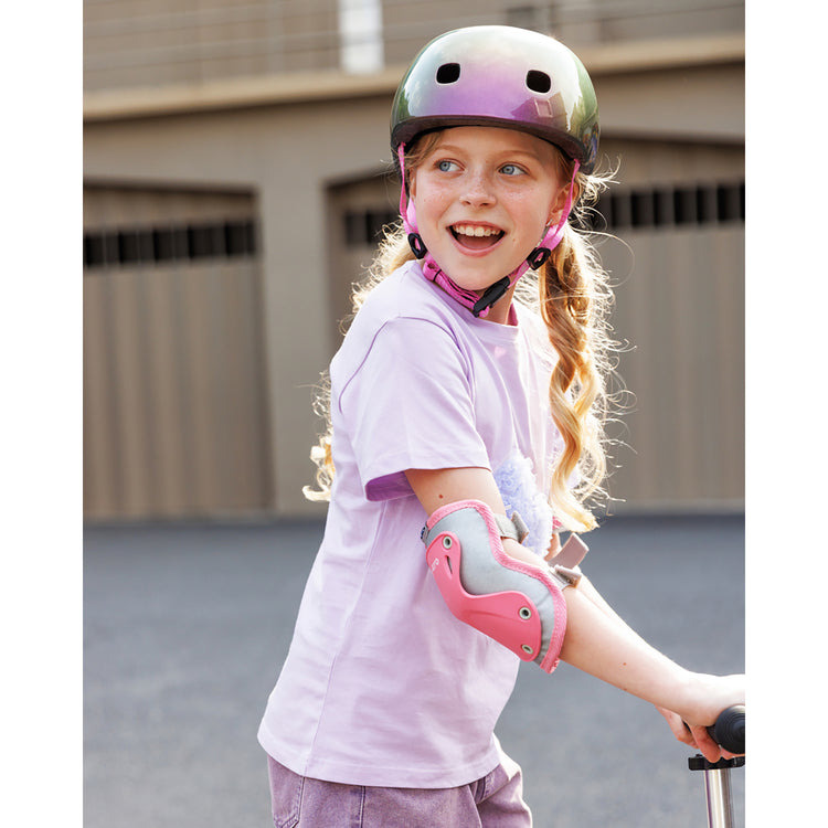 Micro - Knæ- og Albuebeskyttere - Reflective Pink