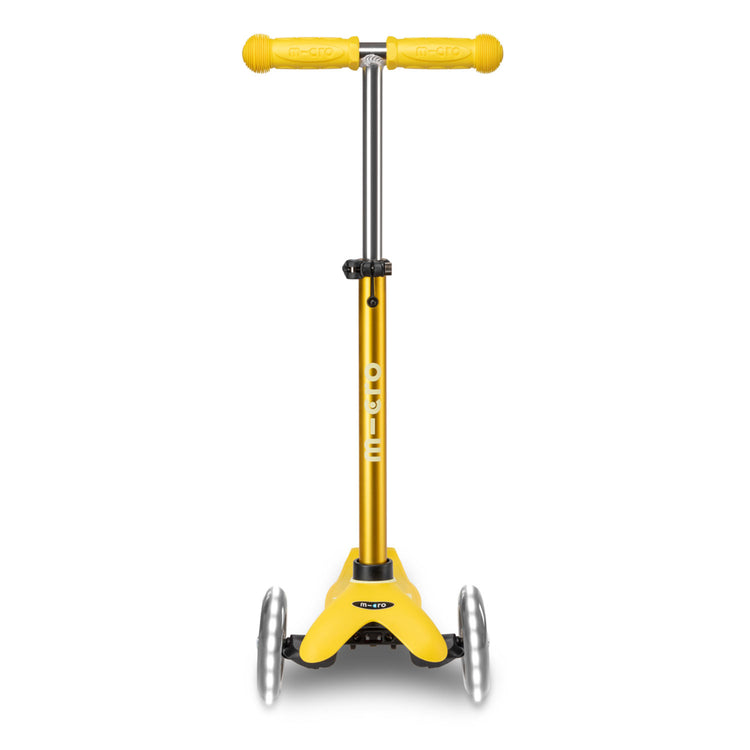 Micro Mini Deluxe LED løbehjul til børn – Yellow