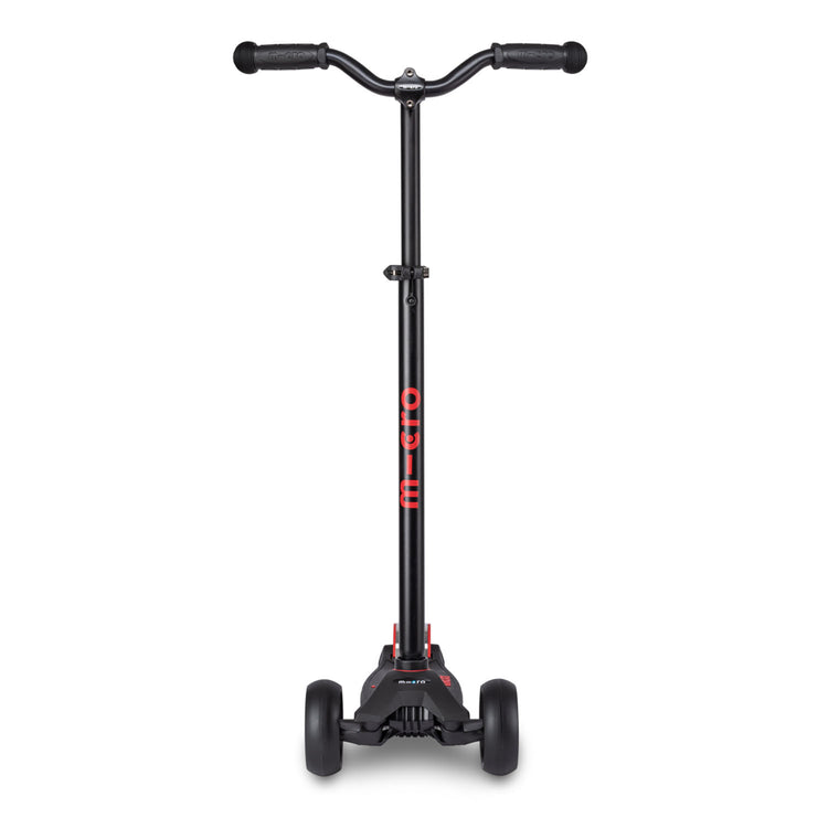 Micro Maxi Deluxe Pro børneløbehjul – 3 hjul, justerbar – Black/Red