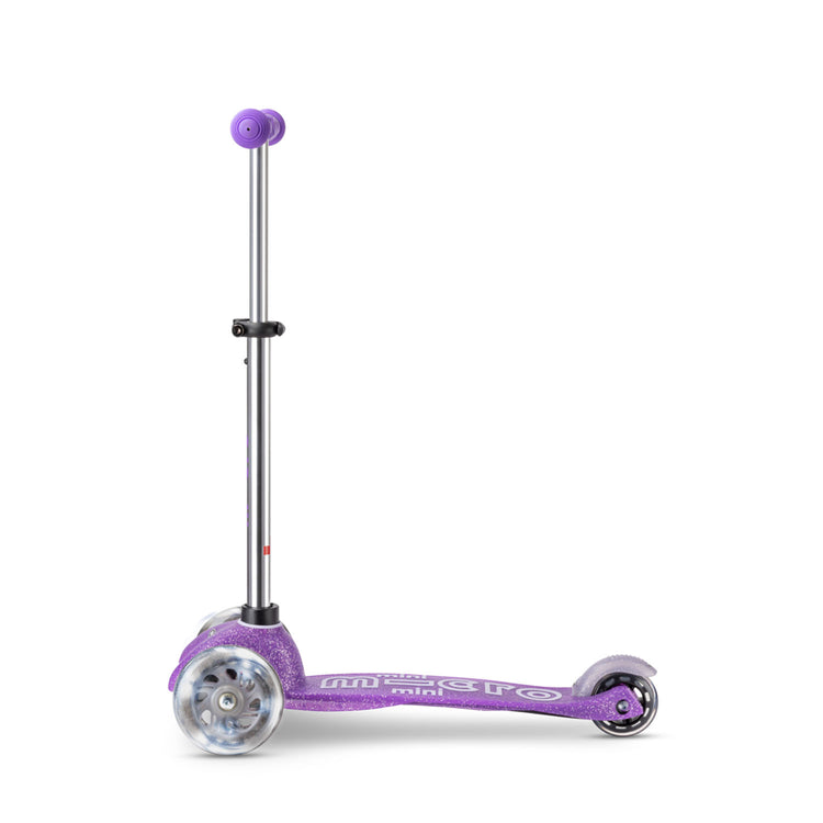 Micro Mini Deluxe Fairy Glitter LED børneløbehjul – Purple