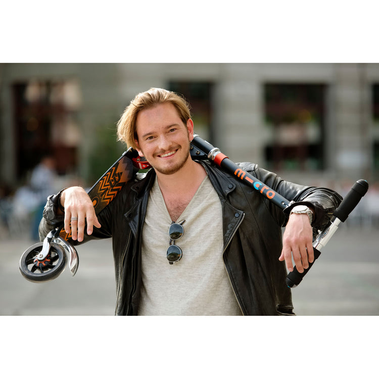 Micro Speed løbehjul til børn og teenagere – Aztec Black