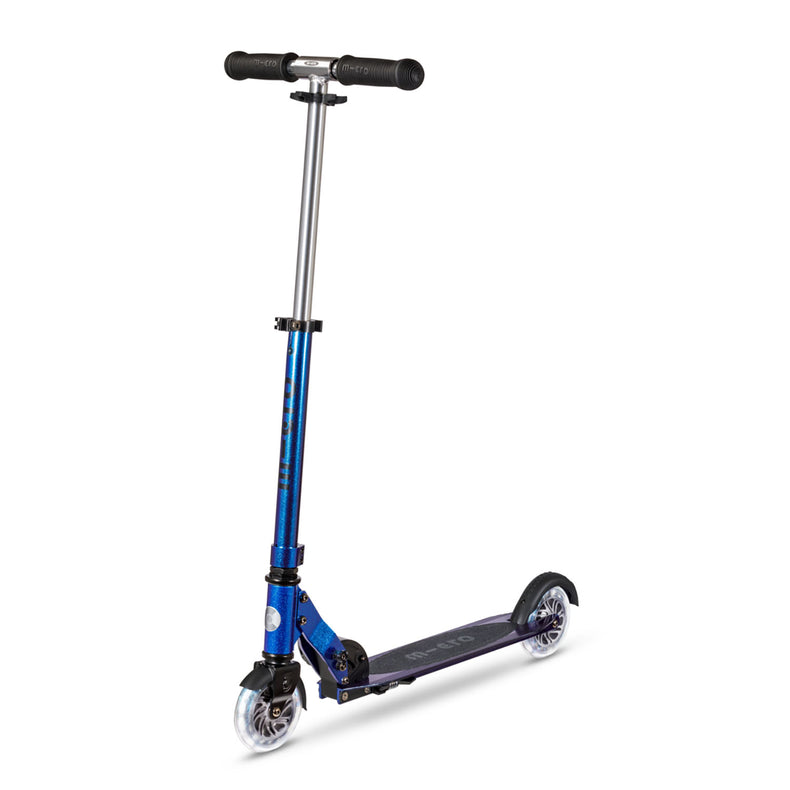 Micro Sprite Pearl LED børneløbehjul – Blue