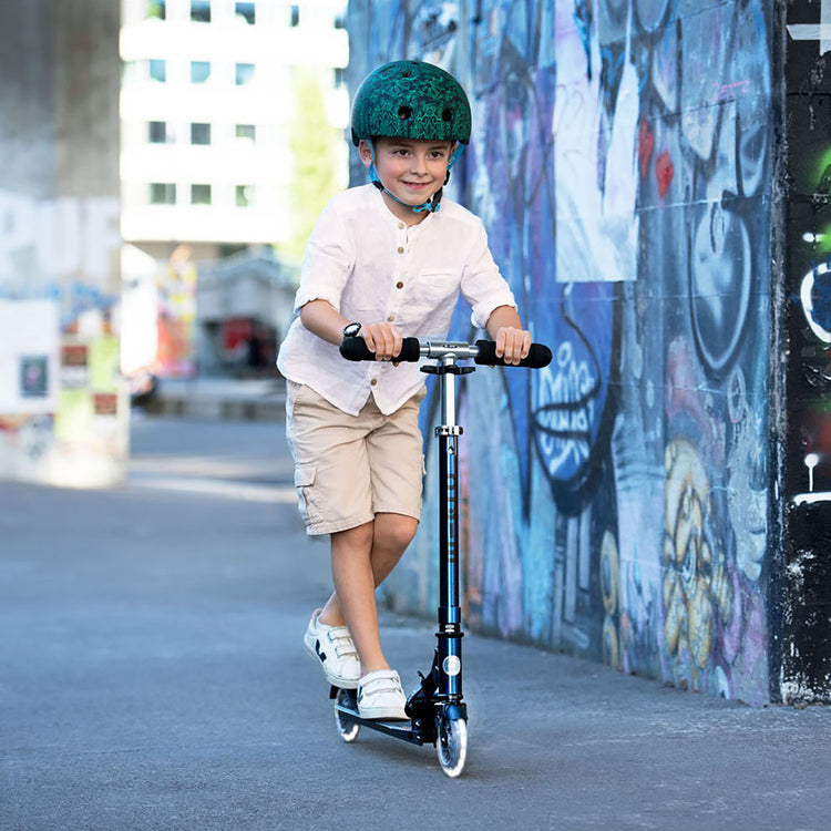 Micro Sprite Pearl LED børneløbehjul – Blue