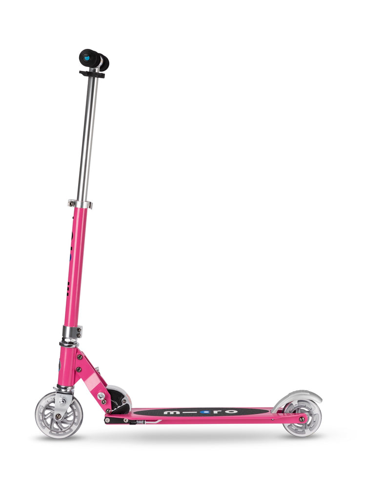 Micro Sprite LED løbehjul til børn - Pink