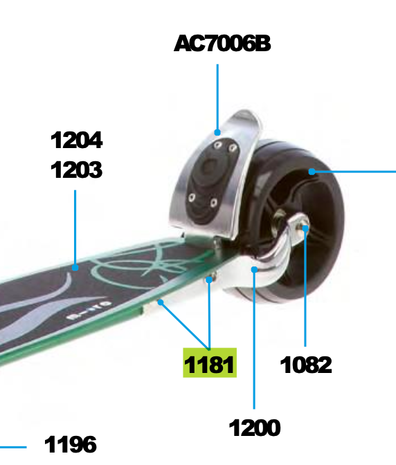 Micro - Axle Bolt Internal Thread, 47.5 mm