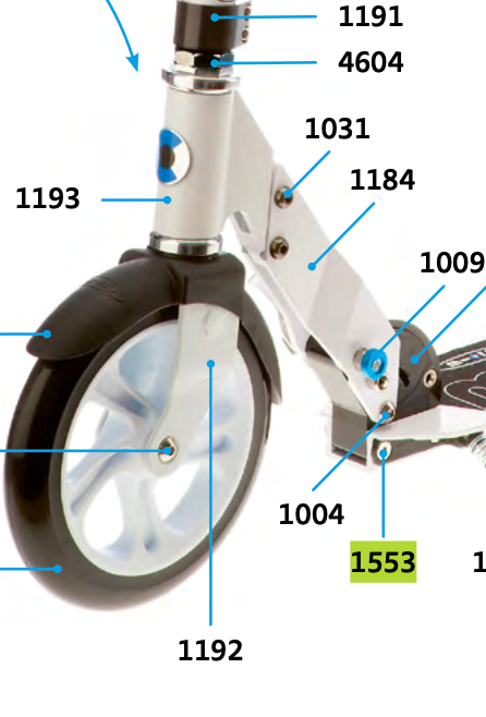 Micro - Axle Bolt External Thread 21.5 mm