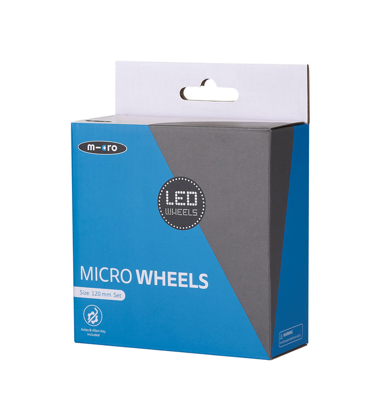 Micro - LED Wheel 120mm Micro Mini - Clear (Set)