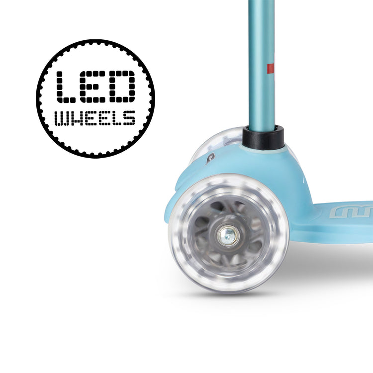 Micro Mini2Grow Deluxe Magic LED løbehjul til børn – Blue