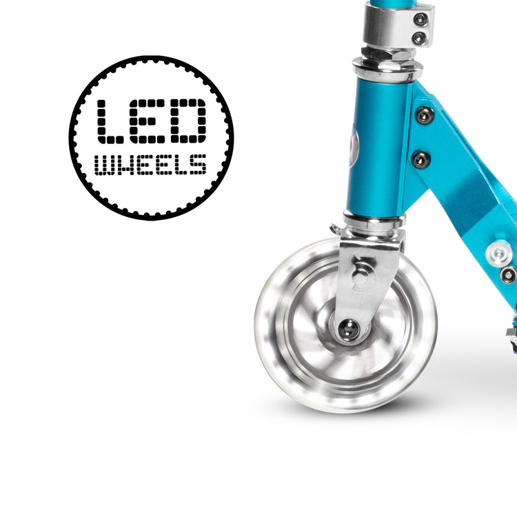 Micro Sprite LED løbehjul til børn – Ocean Blue