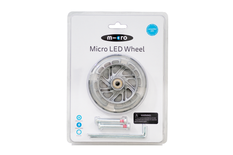 Micro - LED Wheel 120mm Micro Mini - Clear (Set)