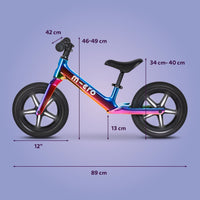 Micro - Løbecykel Ultra - LED Neochrome