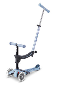 Micro Mini2grow Deluxe Magic LED løbehjul til børn – Ocean Slate