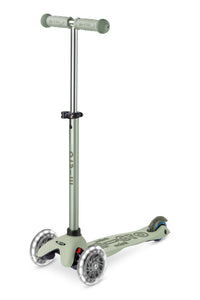 Micro Mini2grow Deluxe Magic LED løbehjul til børn – Olive Sage