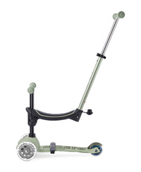 Micro Mini2grow Deluxe Magic LED løbehjul til børn – Olive Sage