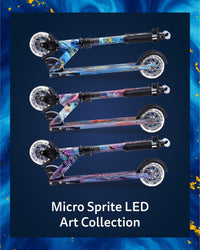 Micro Sprite LED løbehjul til børn - Star Night