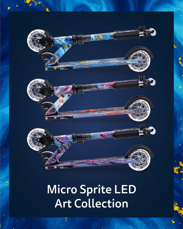 Micro Sprite LED løbehjul til børn - Star Night