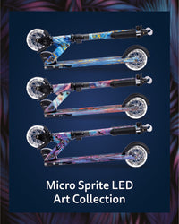 Micro Sprite LED løbehjul til børn - Palm