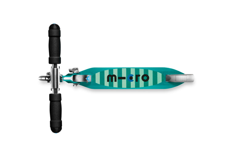 Micro Sprite LED løbehjul til børn – Petrol Stripe