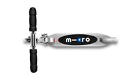 Micro Sprite LED løbehjul til børn – Silver Matte