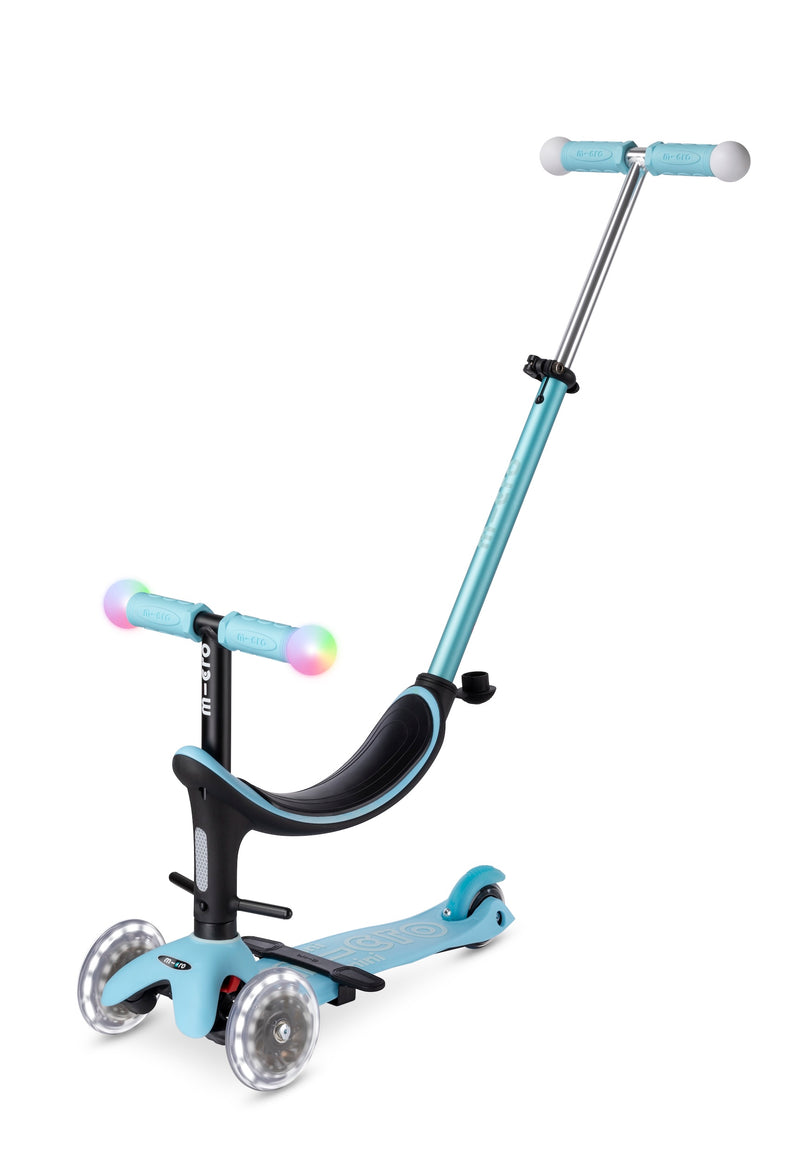Micro Mini2Grow Deluxe Magic LED løbehjul til børn – Blue