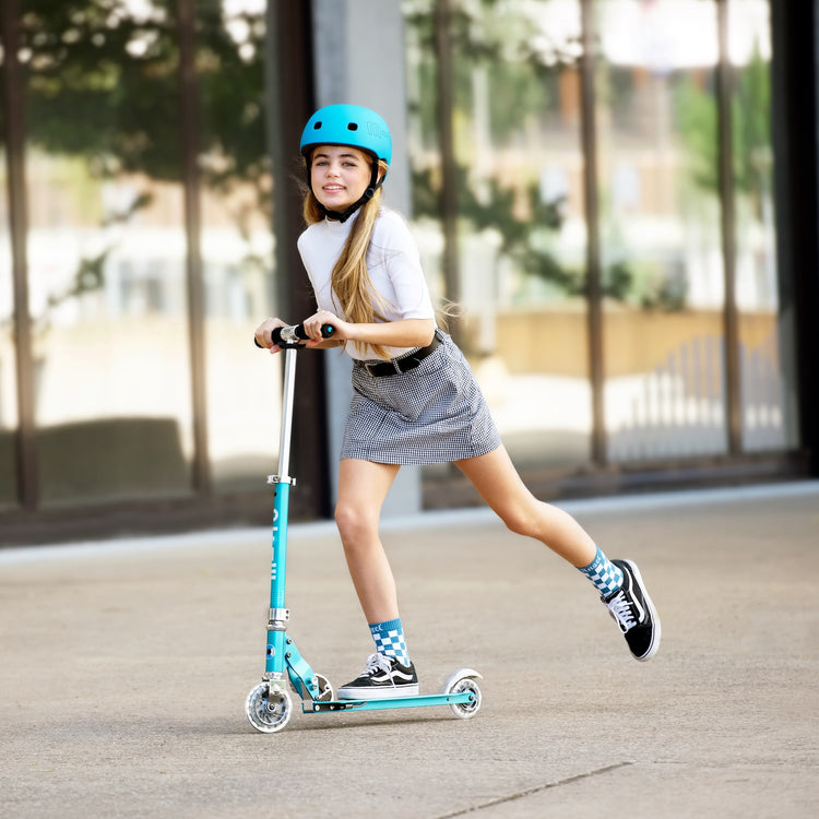 Micro Sprite LED løbehjul til børn – Ocean Blue