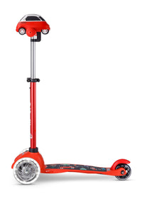 Micro Mini Deluxe LED børneløbehjul – Red Microlino