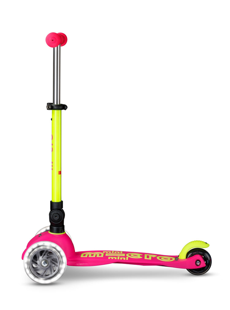 Micro - Mini Deluxe Foldbar LED - Neon Flamingo Yellow
