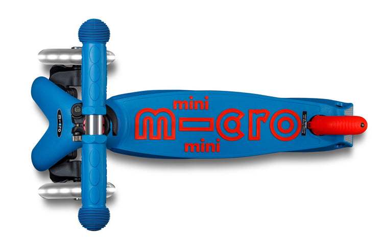 Micro - Mini Deluxe Foldbar LED - Neon Flashing Red