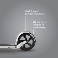 Micro Classic løbehjul til voksne – Matte Silver