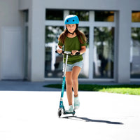 Micro Sprite LED løbehjul til børn – Petrol Stripe