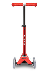 Micro Mini Deluxe LED børneløbehjul – Red