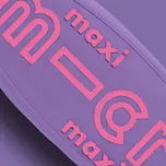 Micro Maxi Deluxe foldbart LED løbehjul til børn – Purple