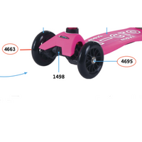 Micro - Maxi Front Wheel 44mm Axle Bolt: Right