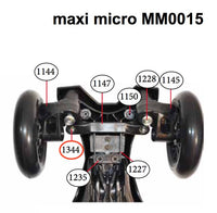 Micro - Axle Bolt, Nut And Washer 22 mm