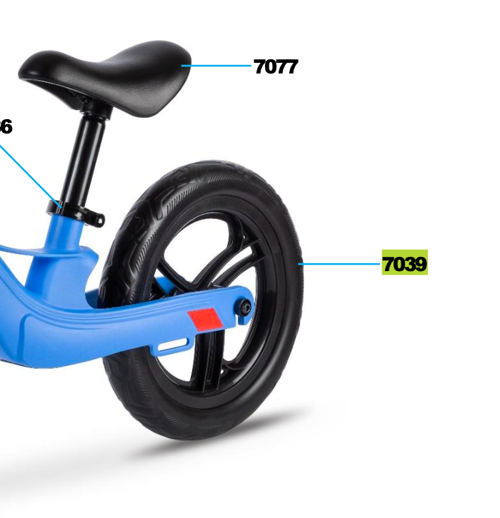 Micro - Wheel with Axle, Balance Bike Lite (Single)