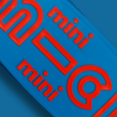 Micro - Mini Deluxe Foldbar LED - Neon Flashing Red